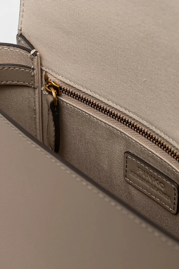 Pinko kadın deri crossbody çanta