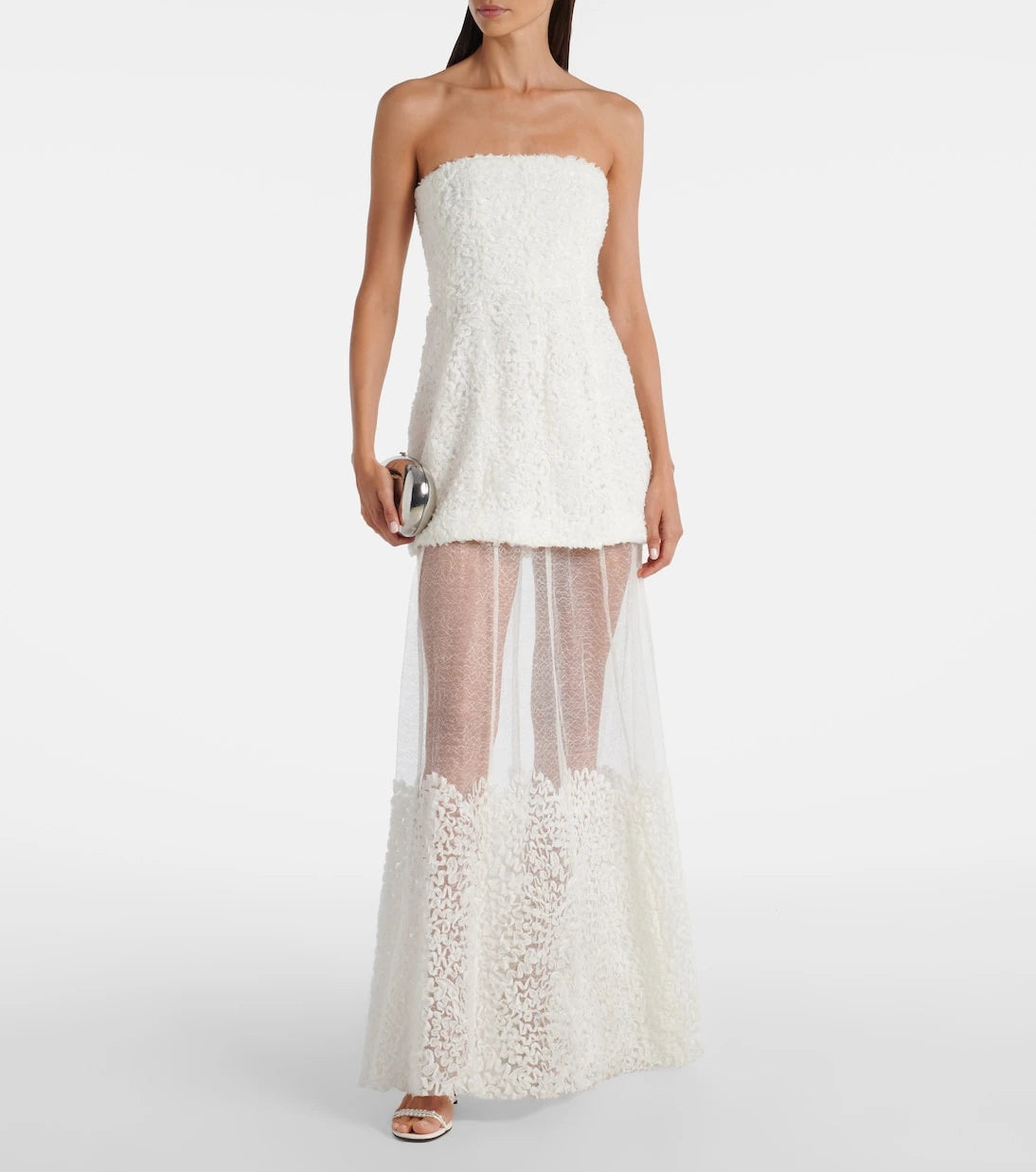Simkhai - Marella chiffon bustier dress