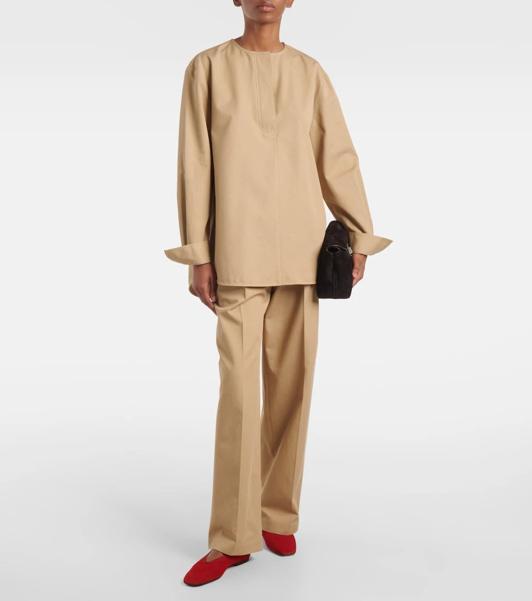 Toteme - Suede ballet flats