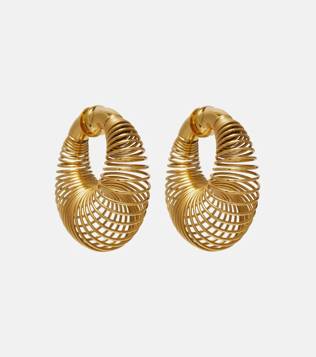 Alaïa - Spiral hoop earrings