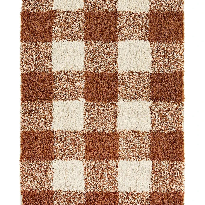 Килимче за баня Madam Stoltz CHecked Tufted