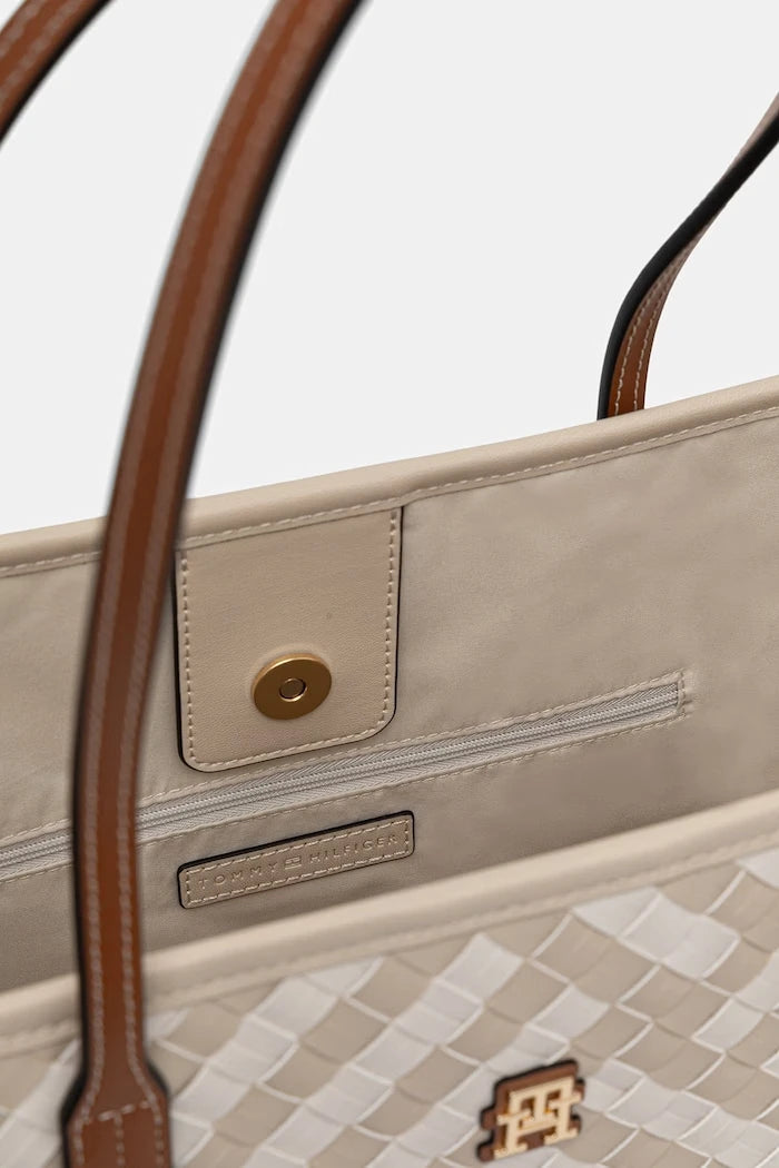 Tommy Hilfiger kadın tote çanta suni deri