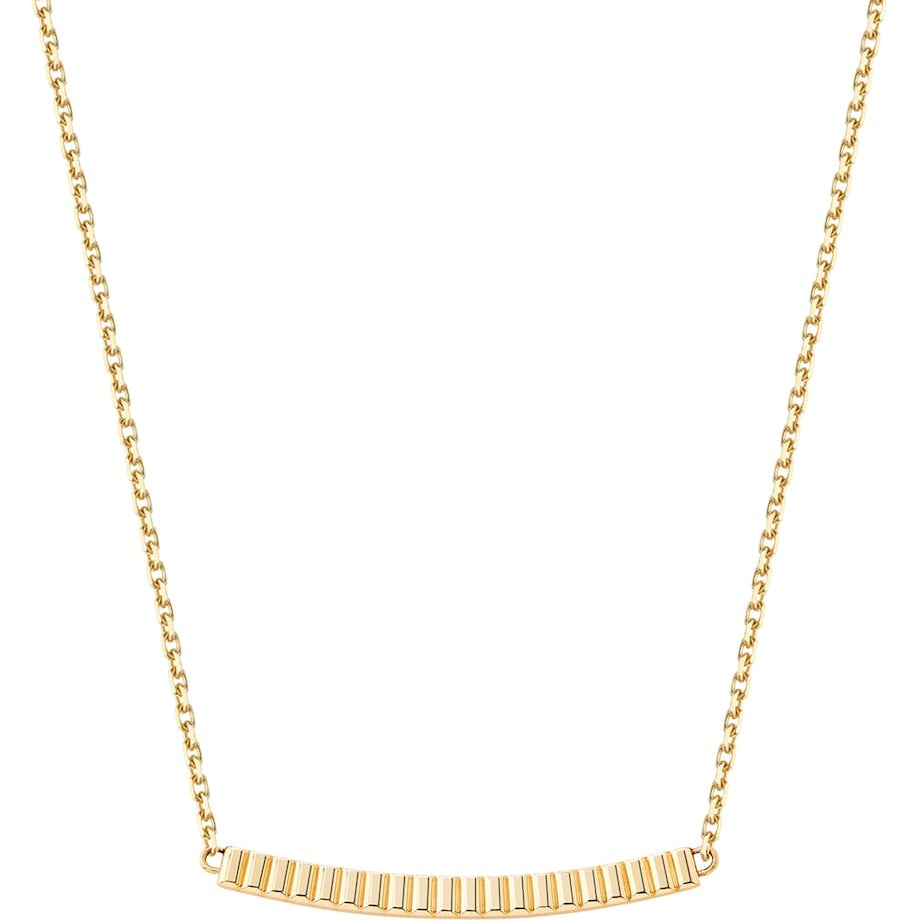 Yellow Gold Quatre Grosgrain Pendant Necklace