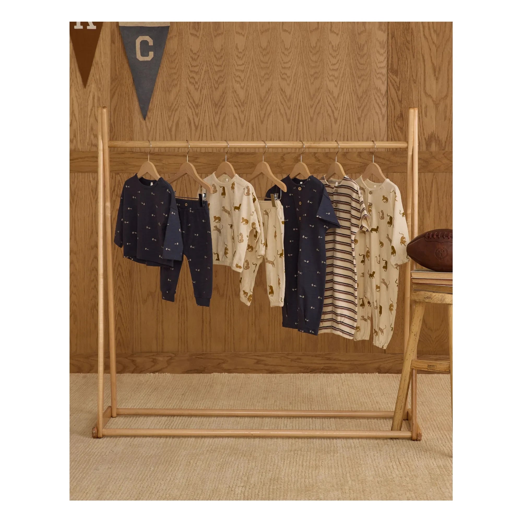 Rylee + Cru - Tigers T-shirt and pants set | Ecru