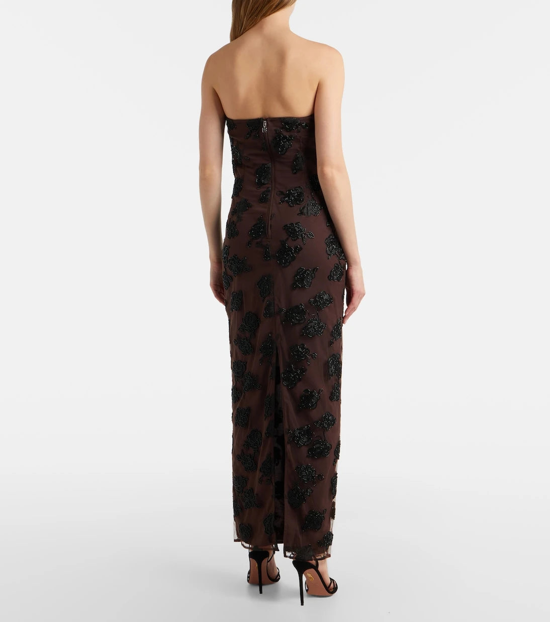 Rotate - Beaded floral maxi dress