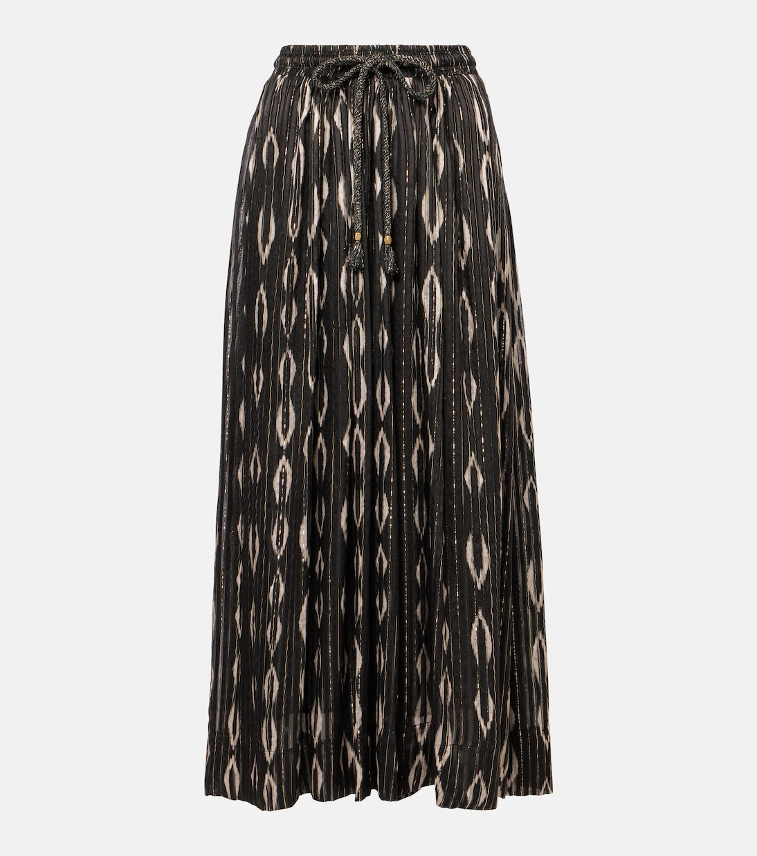 Isabel Marant - Samila pleated printed midi skirt