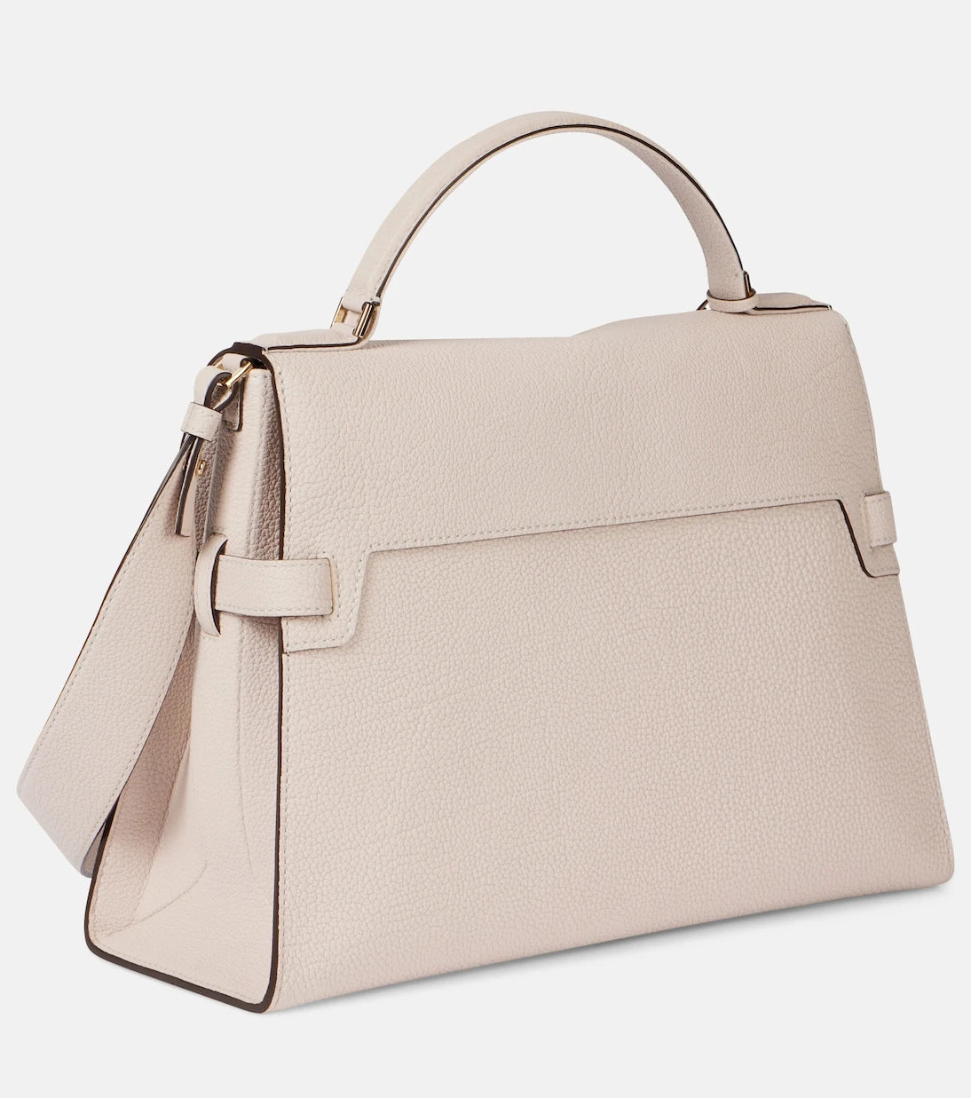 Delvaux - حقيبة يد كبيرة توت تيمبيت من جلد ديربي