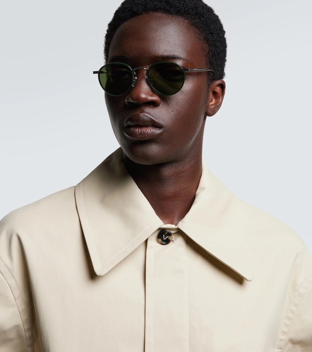 نظارات شمسية Bottega Veneta - Forte Panthos الدائرية