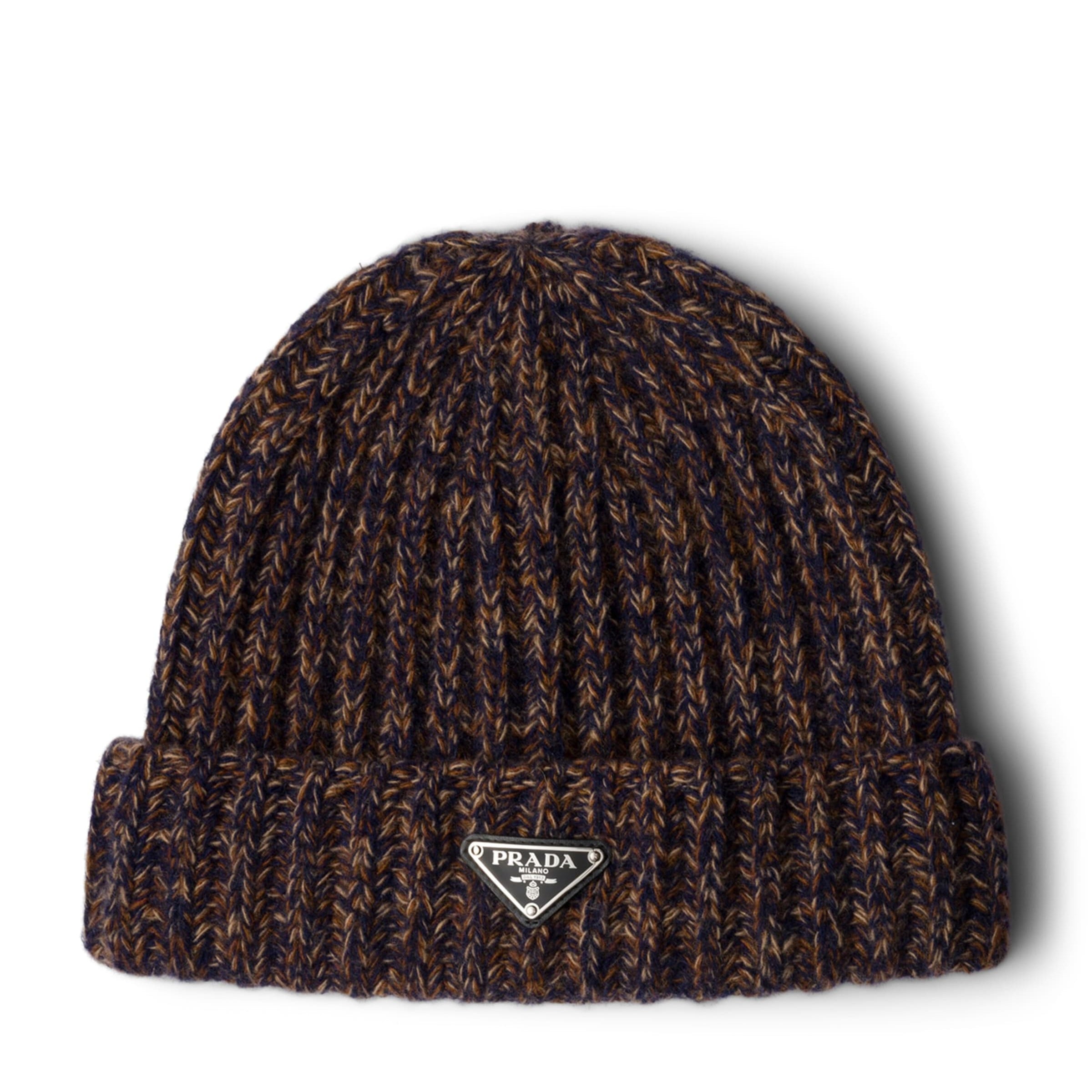 Wool-Cashmere Logo Beanie