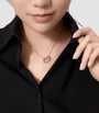 Rose Gold and Diamond Interlocking LOVE Necklace
