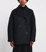 Black Wool Celo Pea Coat