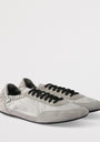Re-Nylon and Suede Collapse Sneakers