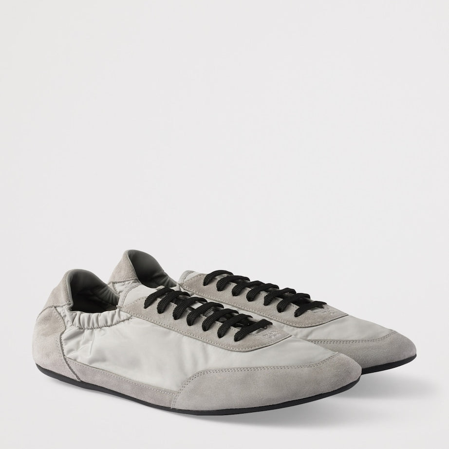 Re-Nylon and Suede Collapse Sneakers