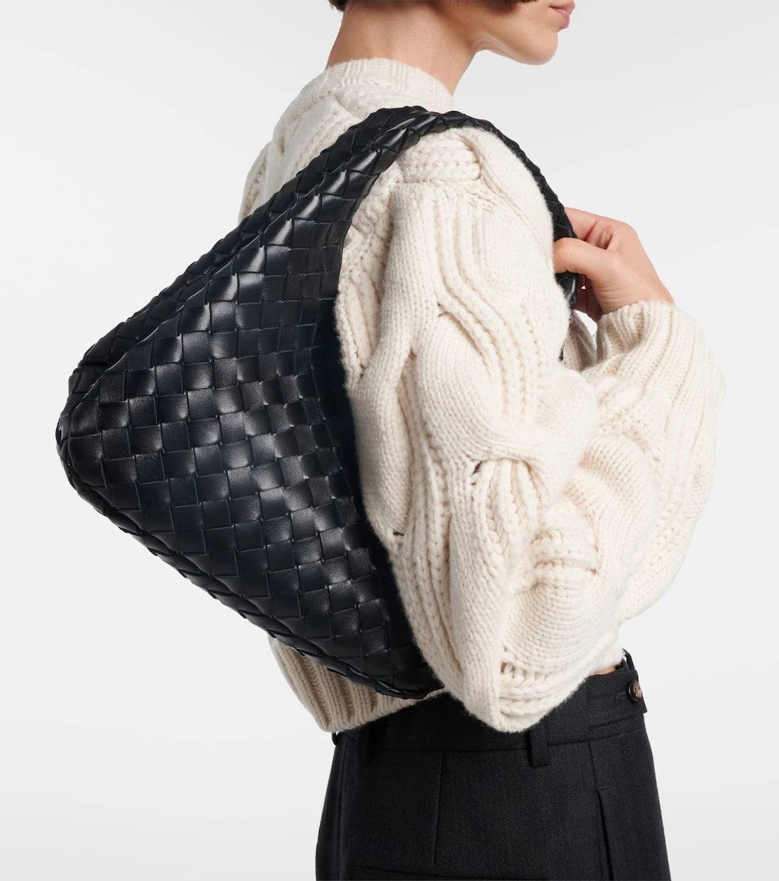 Bottega Veneta - Campana Small leather shoulder bag