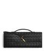 Bottega Veneta Black Leather Andiamo Clutch Bag