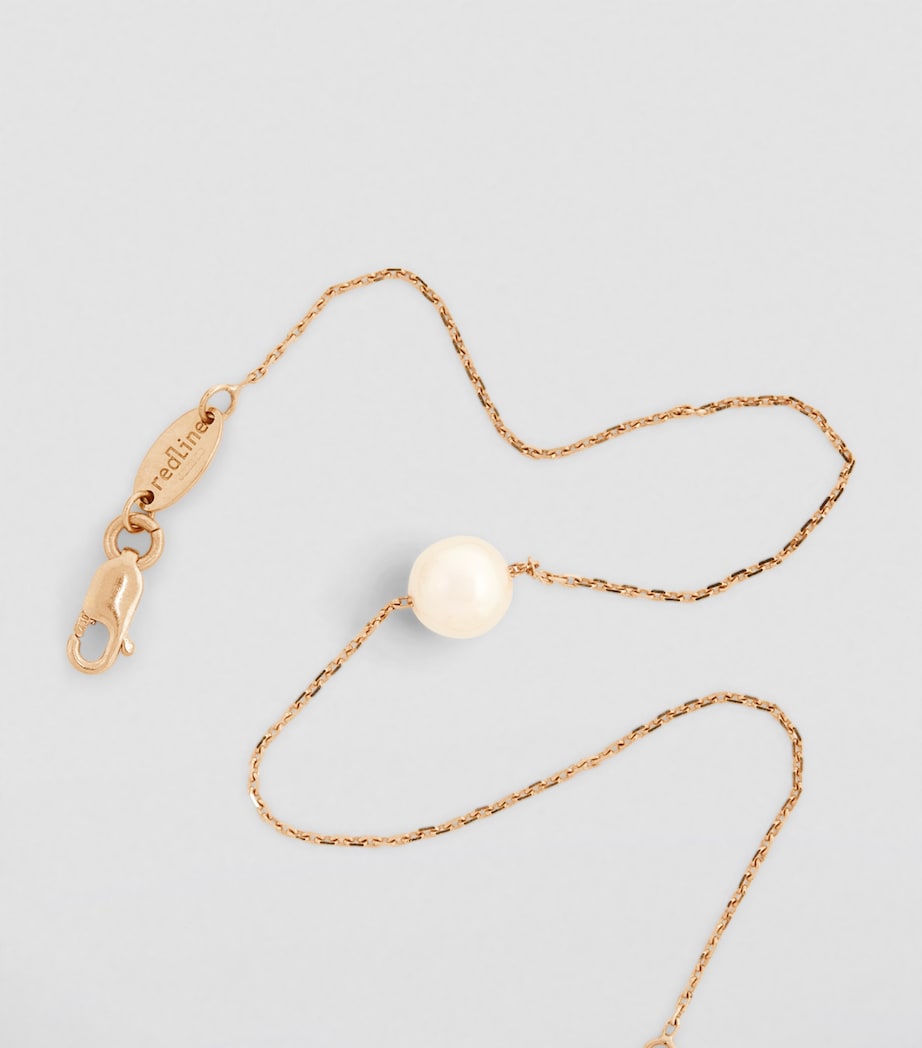 Yellow Gold and Pearl Sensuelle Akoya Chain Bracelet