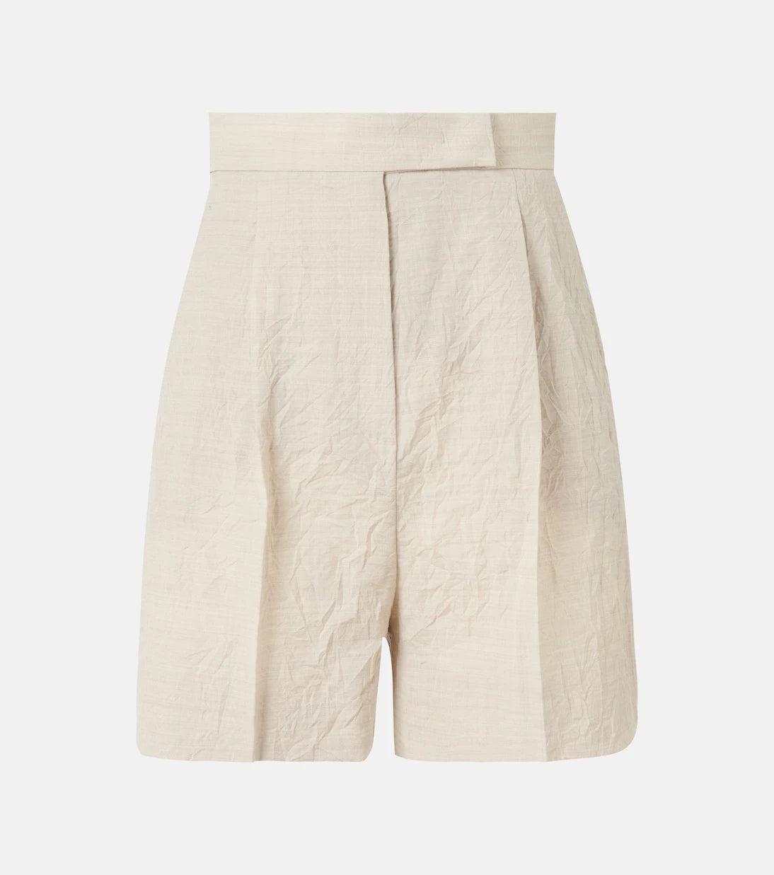 Max Mara - Abisso virgin wool canvas shorts