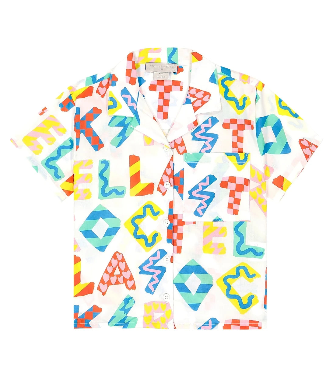 Stella McCartney Kids - قميص قطني مطبوع