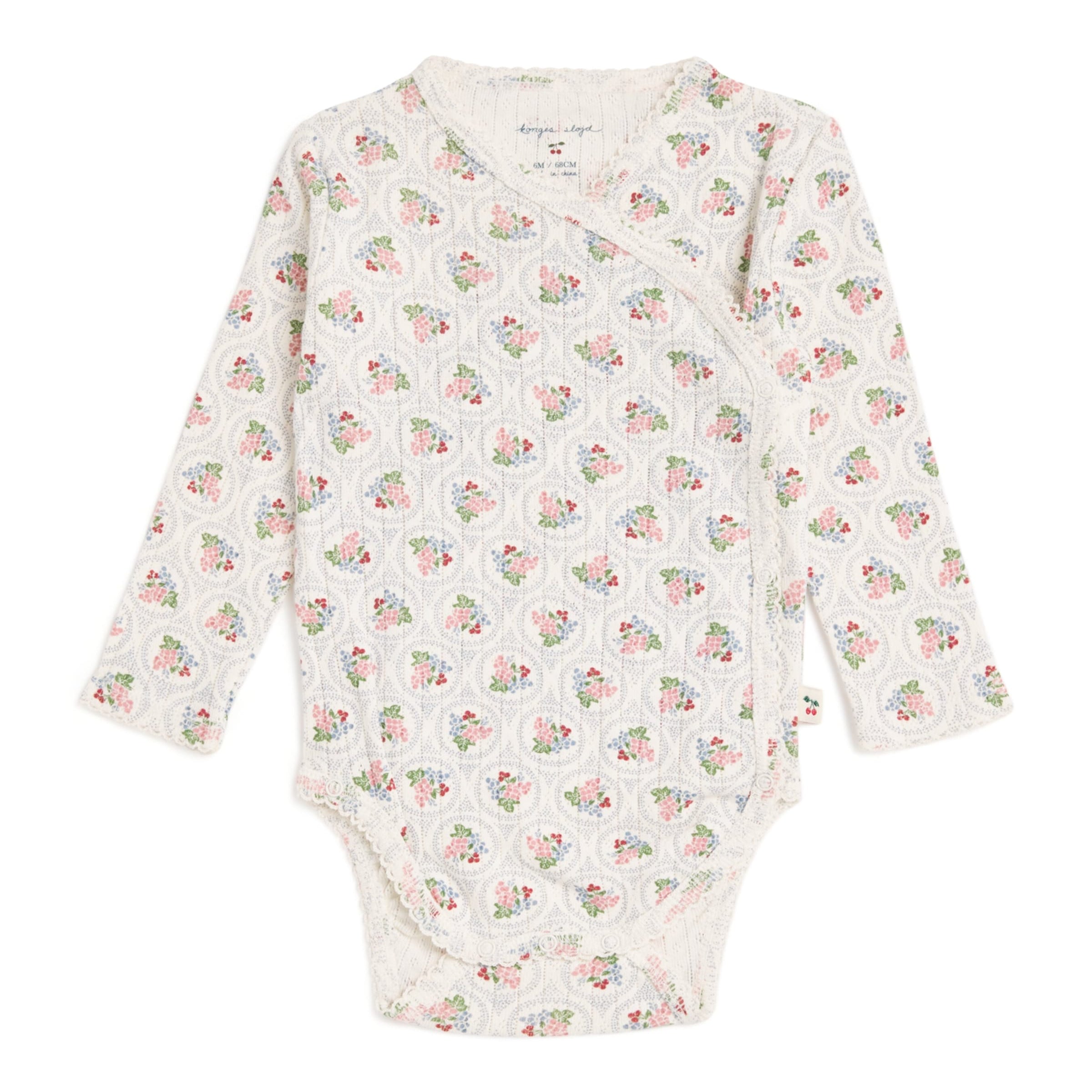 Cotton Floral Bodysuit (1-6 Months)