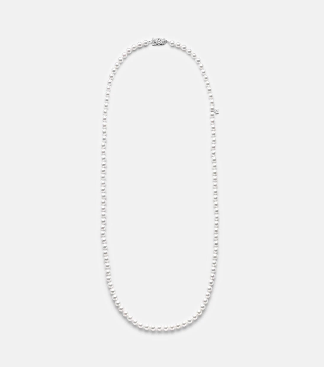Mikimoto - 18kt white gold necklace with pearls
