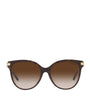 Tiffany & Co. Brown Havana Pillow Sunglasses