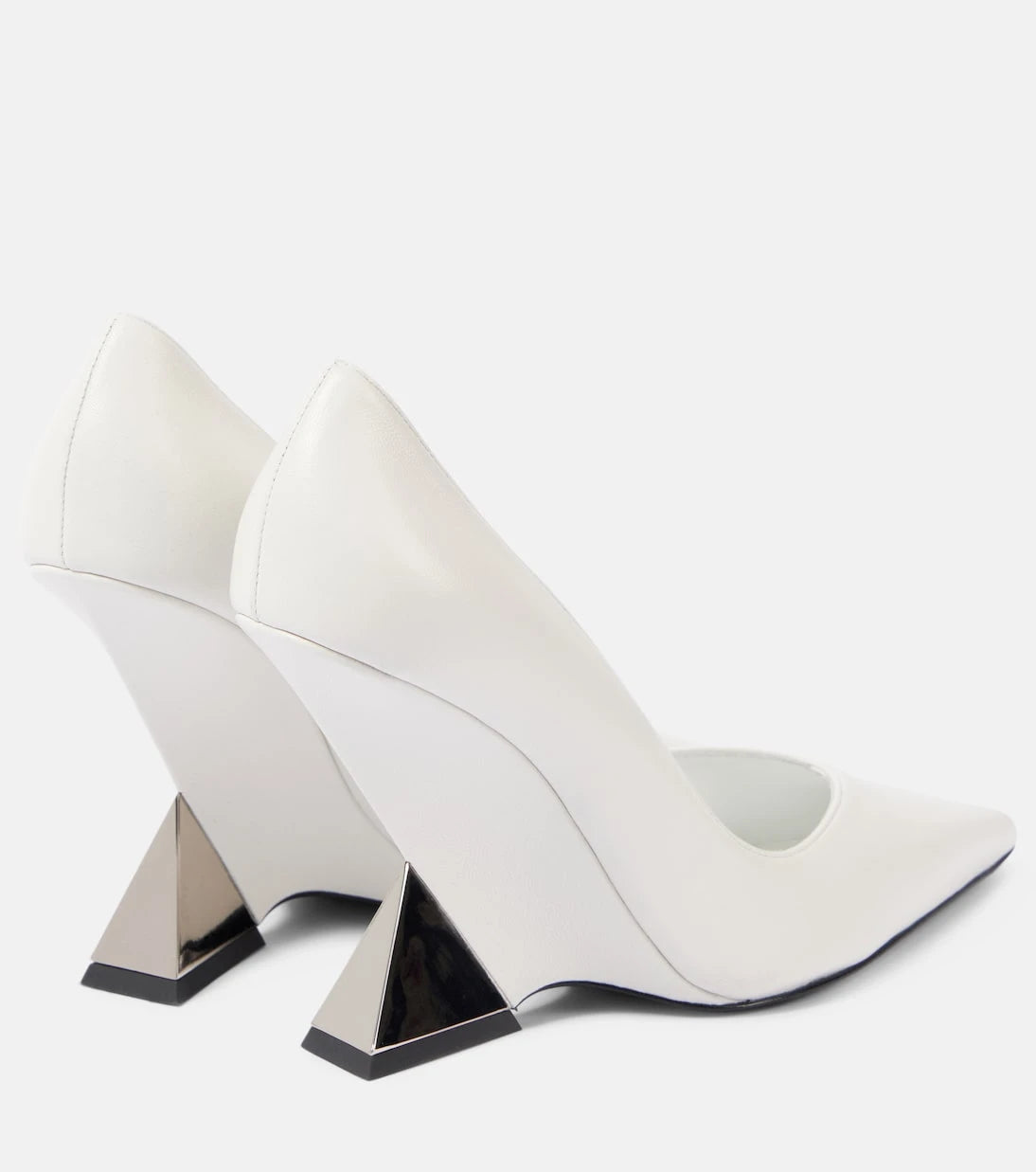 The Attico - Cheope leather pumps