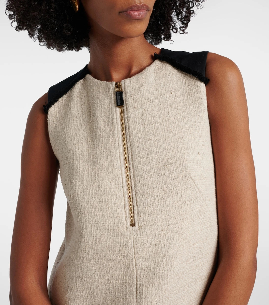 Max Mara - Mito cotton and linen midi dress