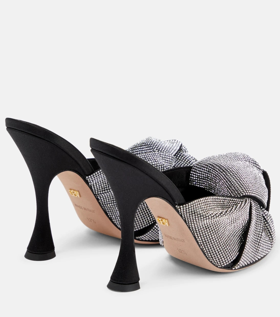 Giambattista Valli - Crystal-embellished satin sandals