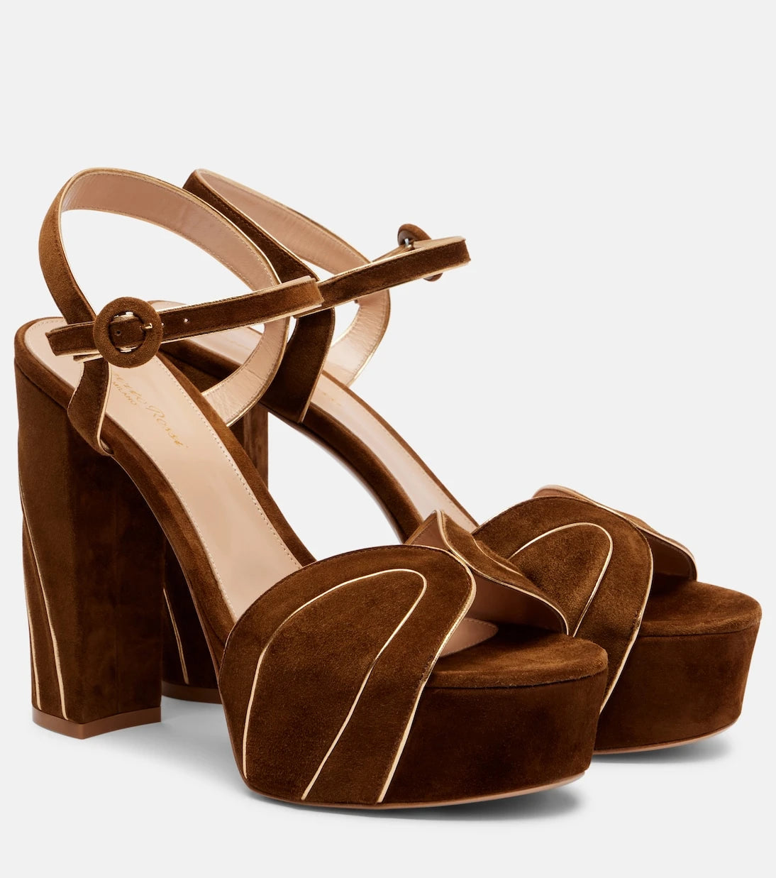 Gianvito Rossi - 125 suede platform sandals