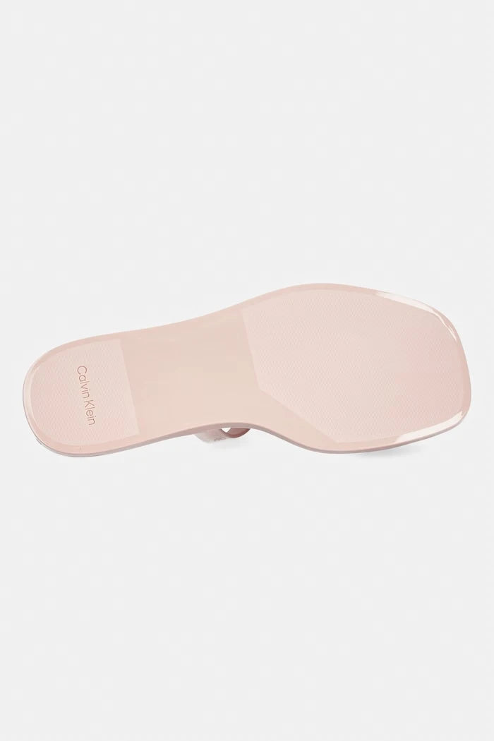 Calvin Klein kadın JELLY SNDL DOUB BAR SHINY ST TPU çehli