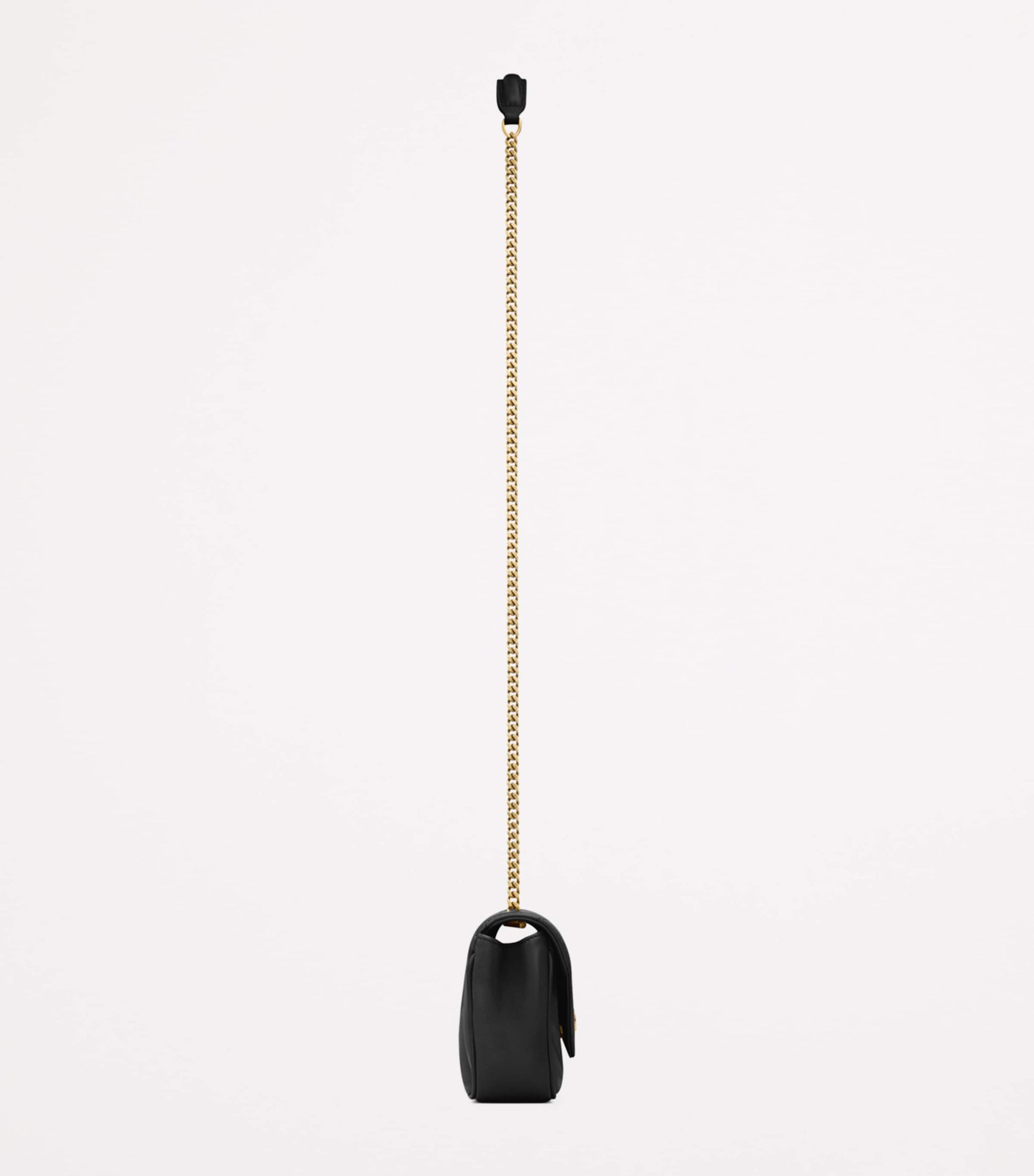 Saint Laurent Black Mini Loulou Shoulder Bag