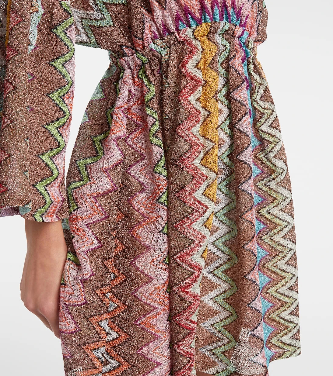 Missoni - Zigzag lamé kaftan