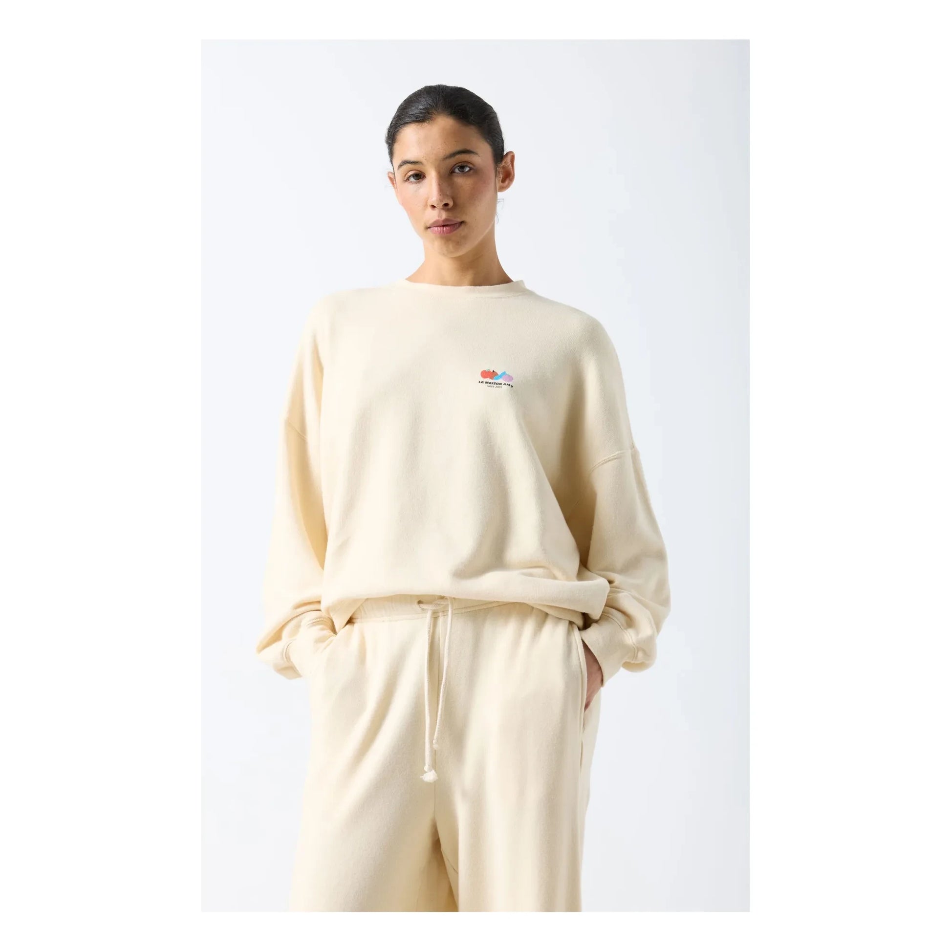 American Vintage - Atubay Cotton Sweatshirt | Ecru