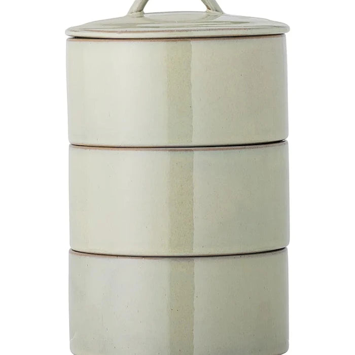 Кутия с капак Bloomingville Ebba 940 ml (3 броя)