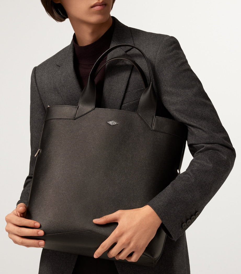 Cartier Small Leather Losange Tote Bag