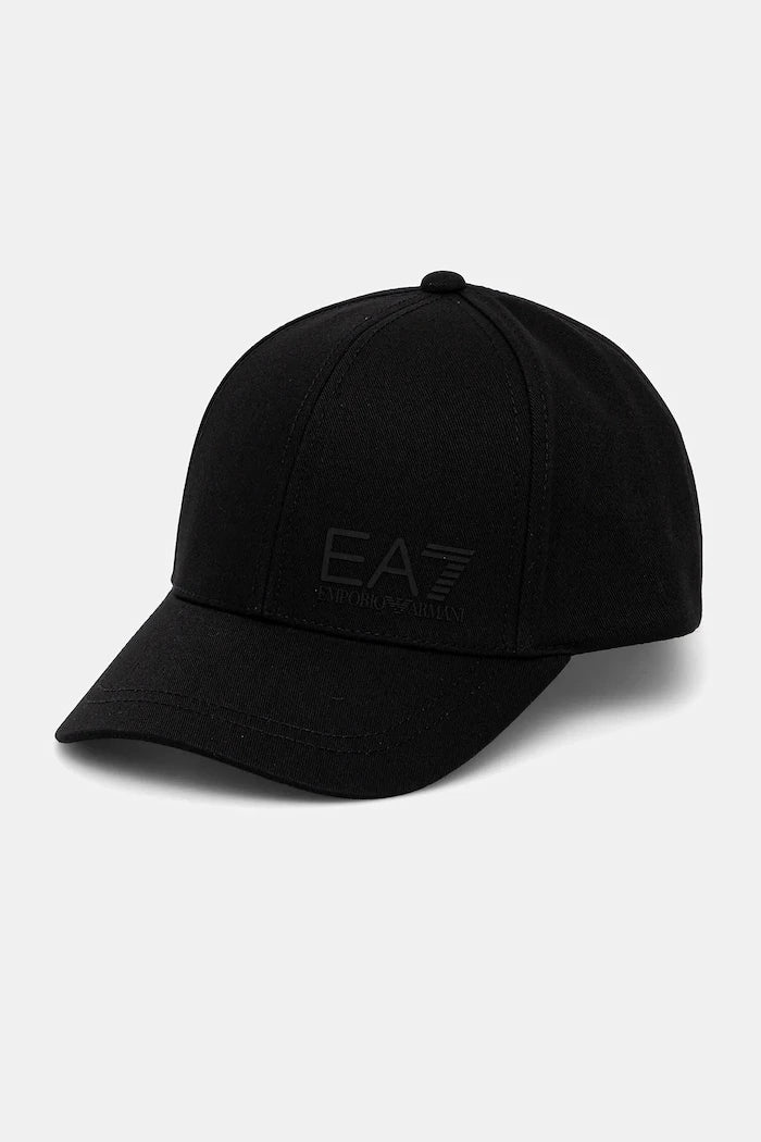 EA7 Emporio Armani pamuklu siperlikli şapka