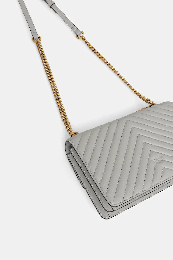 Pinko kadın deri crossbody çanta