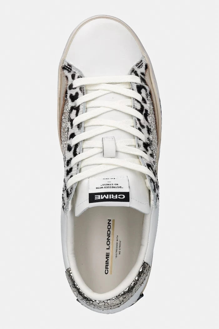 Кожени маратонки Crime London DISTRESSED