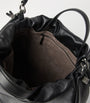 Large Leather Mellow Bucket Bag C101