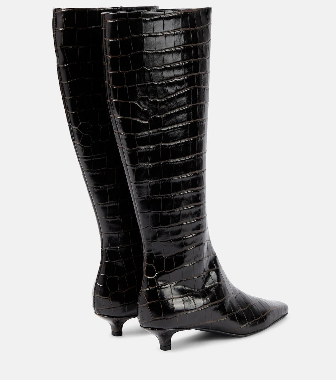 Toteme - Leather knee-high boots