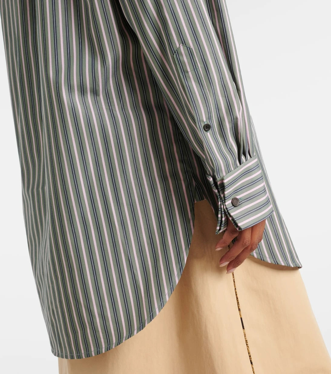 Dries Van Noten - Striped cotton shirt