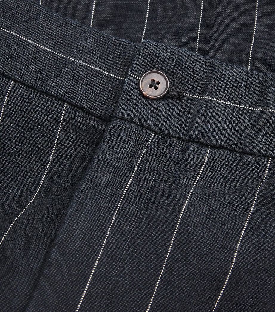 Polo Ralph Lauren Multi Hemp Pinstripe Bermuda Shorts