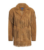 Brown Suede Fringed Jacket
