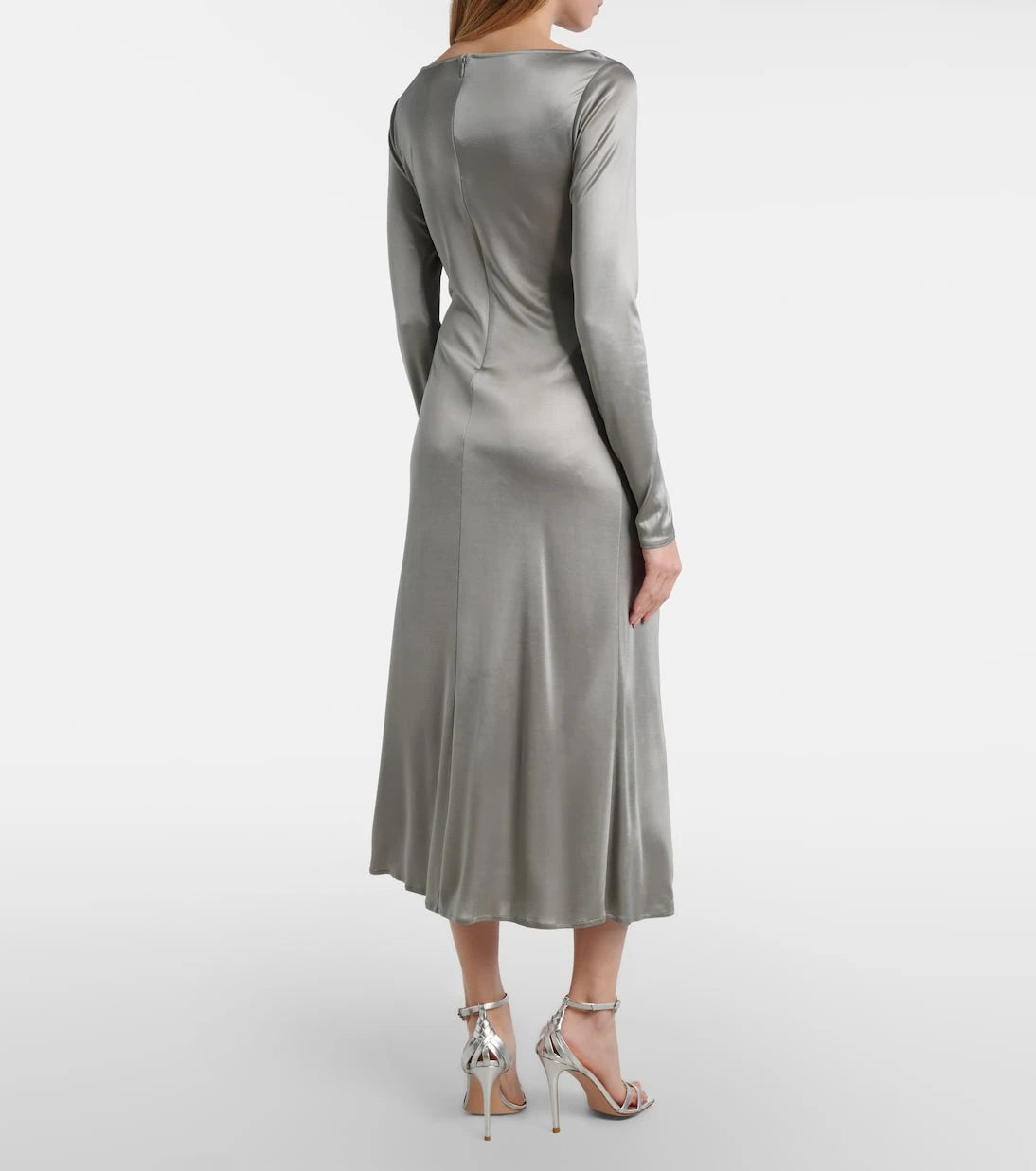 Tory Burch - Gathered jersey midi dress