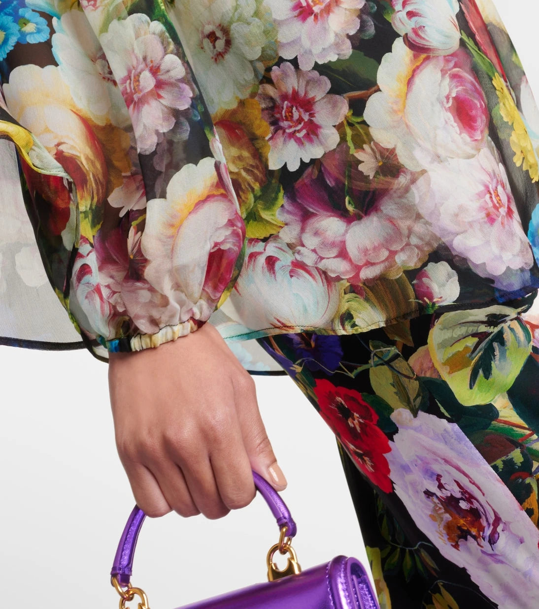 Dolce&Gabbana - Floral silk chiffon blouse