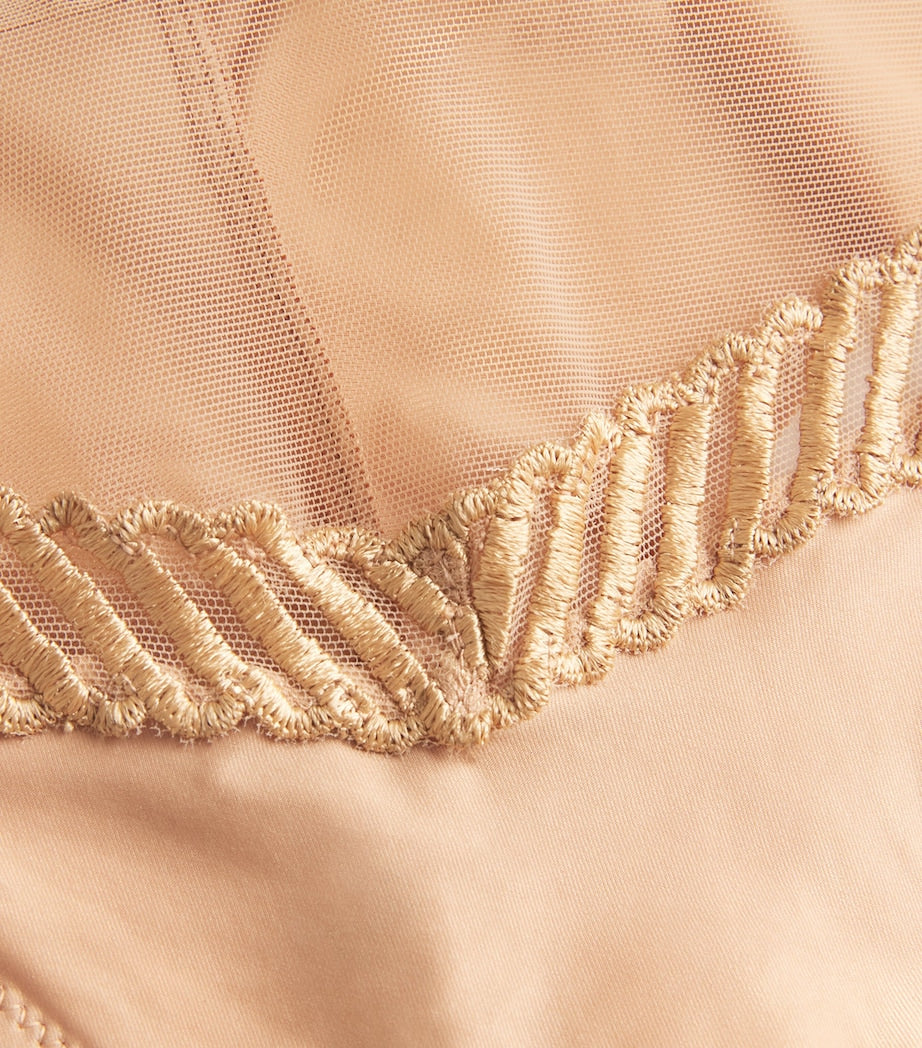 Aubade Beige Sheer Emotion Tanga