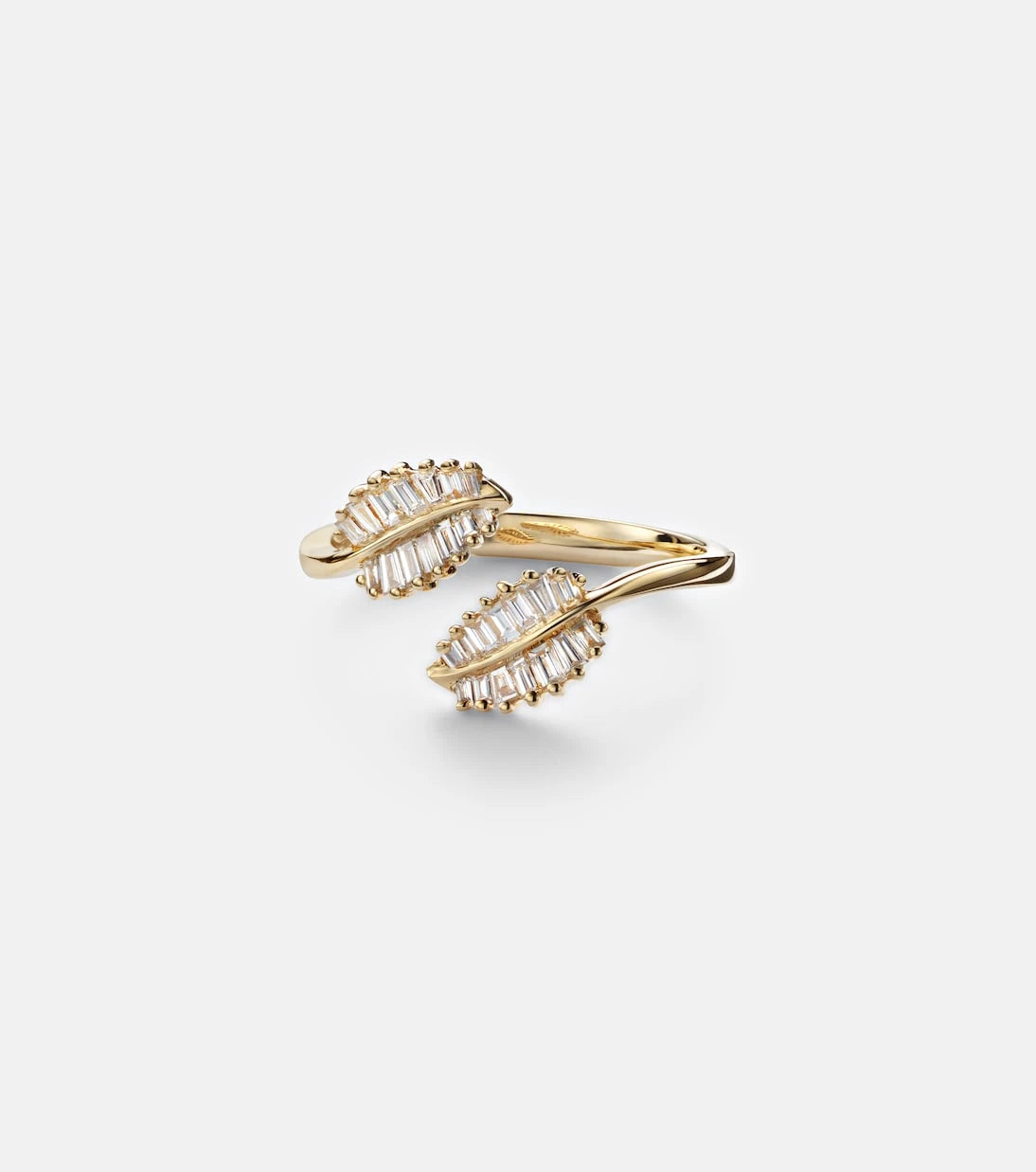 Anita Ko - Small 18kt gold ring with diamonds