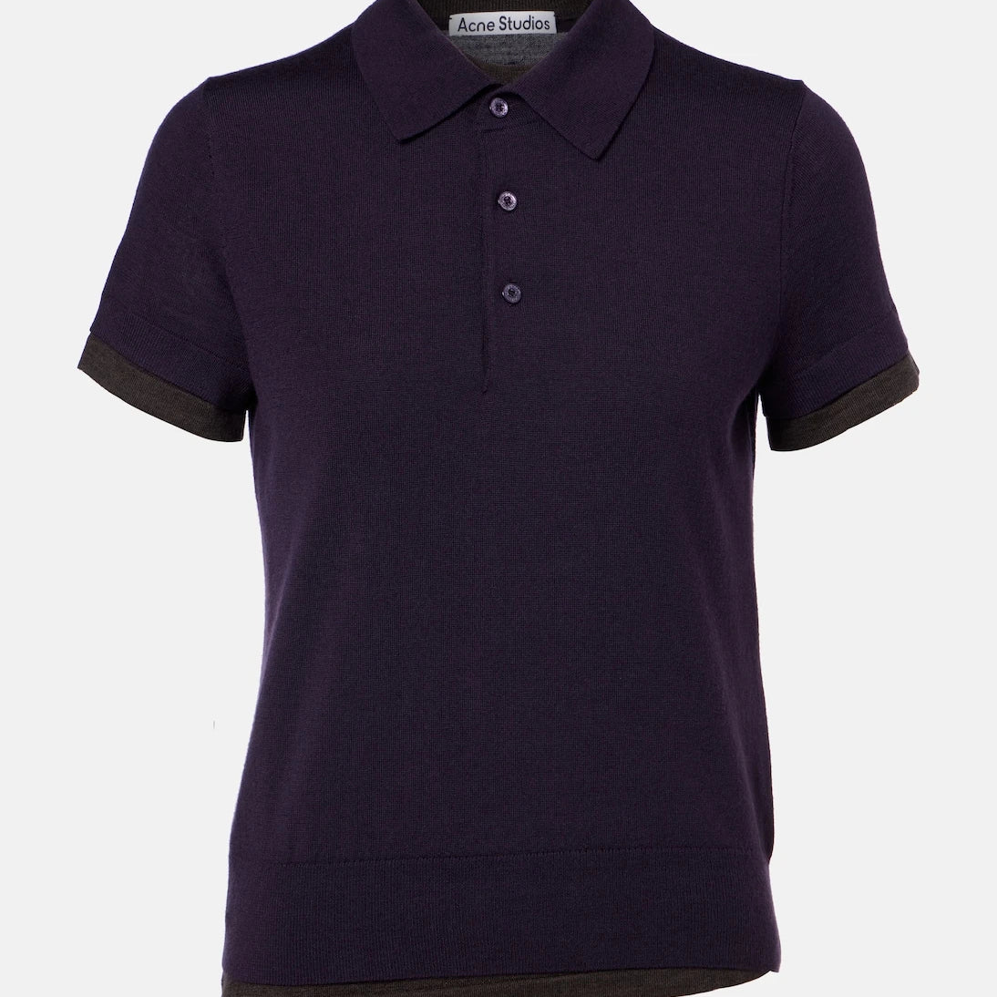 Acne Studios - Layered wool polo sweater