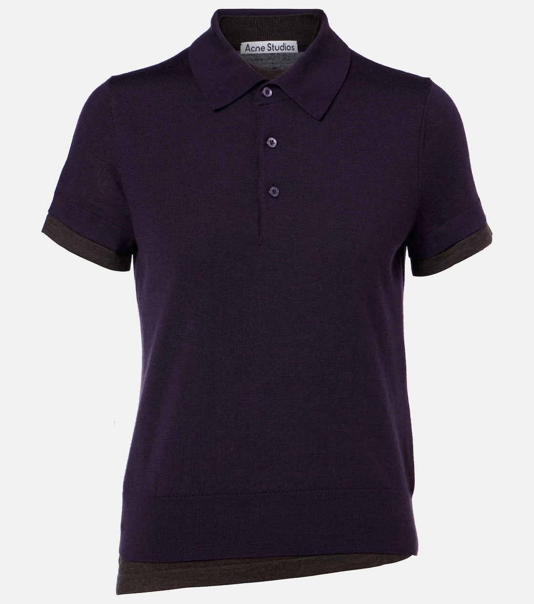 Acne Studios - Layered wool polo sweater