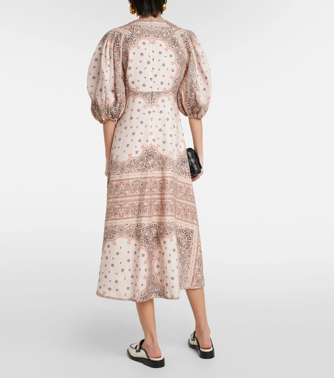 Zimmermann - Day bandana linen midi dress